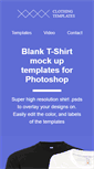 Mobile Screenshot of clothingtemplates.com